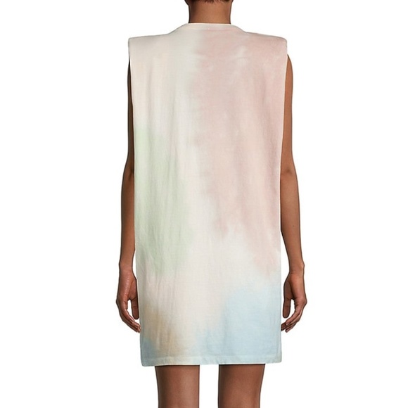 ***SOLD***Aline Padded-Shoulder T-Shirt Dress - Picture 2 of 2